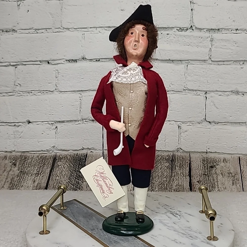 Byers' Choice Caroler 2000 Williamsburg Christmas Colonial Family Father Vintage